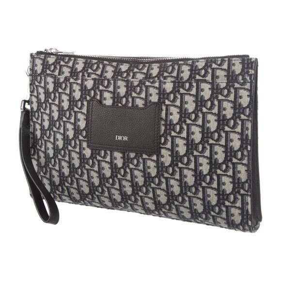 CHRISTIAN DIOR 2019 Oblique Pouch Clutch - Picture 7 of 15